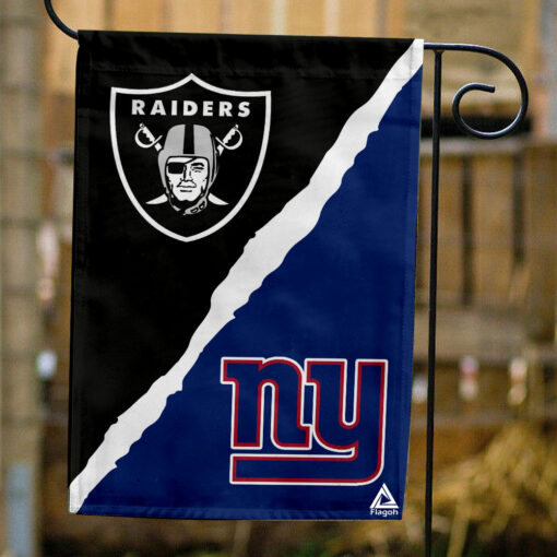 Raiders vs Giants House Divided Flag, NFL House Divided Flag
