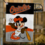 Baltimore Orioles x Mickey Baseball Flag, MLB Premium Flag