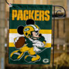 Green Bay Packers x Mickey Football Flag, NFL Premium Flag