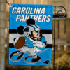 Carolina Panthers x Mickey Football Flag, NFL Premium Flag