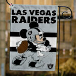 Las Vegas Raiders x Mickey Football Flag, NFL Premium Flag