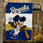 Kansas City Royals x Mickey Baseball Flag, MLB Premium Flag