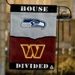 Seahawks vs Commanders House Divided Flag, NFL House Divided Flag