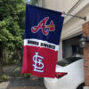House Flag Mockup 1 Atlanta Braves vs St. Louis Cardinals 226