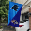 House Flag Mockup 1 Baltimore Ravens vs Carolina Panthers 23