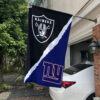 Raiders vs Giants House Divided Flag, NFL House Divided Flag