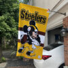 Pittsburgh Steelers x Mickey Football Flag, NFL Premium Flag