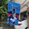 Tennessee Titans x Mickey Football Flag, NFL Premium Flag