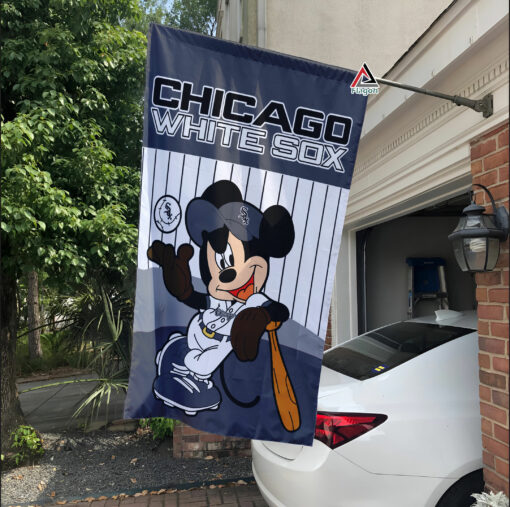 Chicago White Sox x Mickey Baseball Flag, MLB Premium Flag