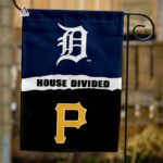 Tigers vs Pirates House Divided Flag, MLB House Divided Flag