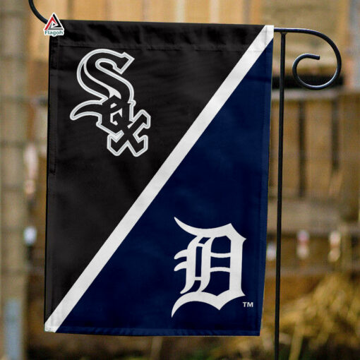 White Sox vs Tigers House Divided Flag, MLB House Divided Flag