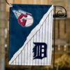 Guardians vs Tigers House Divided Flag, MLB House Divided Flag