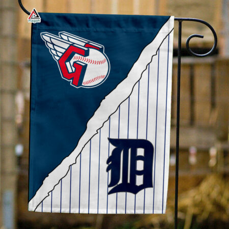 Guardians vs Tigers House Divided Flag, MLB House Divided Flag