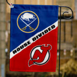 Sabres vs Devils House Divided Flag, NHL House Divided Flag