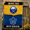 Sabres vs Maple Leafs House Divided Flag, NHL House Divided Flag