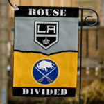 Kings vs Sabres House Divided Flag, NHL House Divided Flag