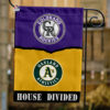Rockies vs Athletics House Divided Flag, MLB House Divided Flag