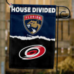 Panthers vs Hurricanes House Divided Flag, NHL House Divided Flag