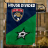 Panthers vs Stars House Divided Flag, NHL House Divided Flag