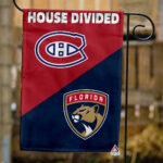Canadiens vs Panthers House Divided Flag, NHL House Divided Flag