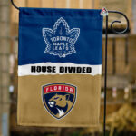 Maple Leafs vs Panthers House Divided Flag, NHL House Divided Flag