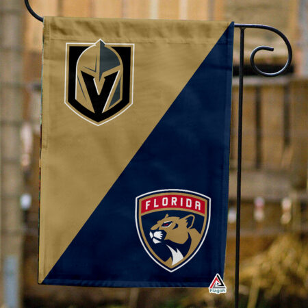 Golden Knights vs Panthers House Divided Flag, NHL House Divided Flag