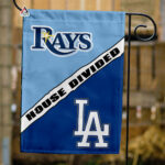 Rays vs Dodgers House Divided Flag, MLB House Divided Flag