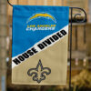 Chargers vs Saints House Divided Flag