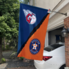 Guardians vs Astros House Divided Flag, MLB House Divided Flag