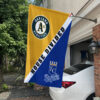 Athletics vs Royals House Divided Flag, MLB House Divided Flag