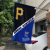 Pirates vs Royals House Divided Flag, MLB House Divided Flag