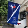 Jays vs Royals House Divided Flag, MLB House Divided Flag