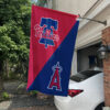 Phillies vs Angels House Divided Flag, MLB House Divided Flag