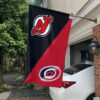 Hurricanes vs Hurricanes House Divided Flag, NHL House Divided Flag