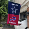 Cowboys vs Bills House Divided Flag, NFL House Divided Flag