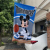 Dallas Mavericks x Mickey Basketball Flag, NBA Premium Flag