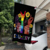 Equality Flag, LGBT Pride Yard Decoration, Black History House Flag