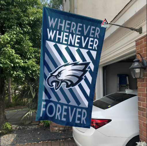 Philadelphia Eagles Forever Fan Flag, NFL Sport Fans Outdoor Flag