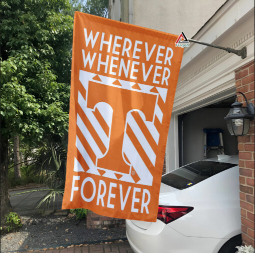 Tennessee Volunteers Forever Fan Flag, NCAA Sport Fans Outdoor Flag
