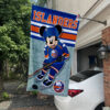 New York Islanders x Mickey Hockey Flag, New York Islanders Flag, NHL Premium Flag