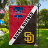 Phillies vs Padres House Divided Flag, MLB House Divided Flag