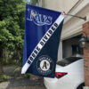 Rays vs Athletics House Divided Flag, MLB House Divided Flag