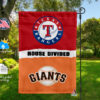Rangers vs Giants House Divided Flag, MLB House Divided Flag