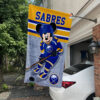 Buffalo Sabres x Mickey Hockey Flag, Buffalo Sabres Flag, NHL Premium Flag