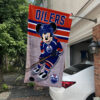 Edmonton Oilers x Mickey Hockey Flag, Edmonton Oilers Flag, NHL Premium Flag