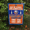 New York Islanders Stanley Cup Champions Flag, Islanders Stanley Cup Flag, NHL Premium Flag