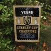 Vegas Golden Knights Stanley Cup Champions Flag, Golden Knights Stanley Cup Flag, NHL Premium Flag