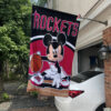 Houston Rockets x Mickey Basketball Flag, NBA Premium Flag