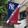 Yankees vs Cardinals House Divided Flag, MLB House Divided Flag