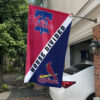 Phillies vs Cardinals House Divided Flag, MLB House Divided Flag